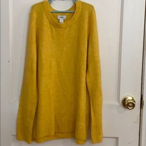 yellow cashmere sweater